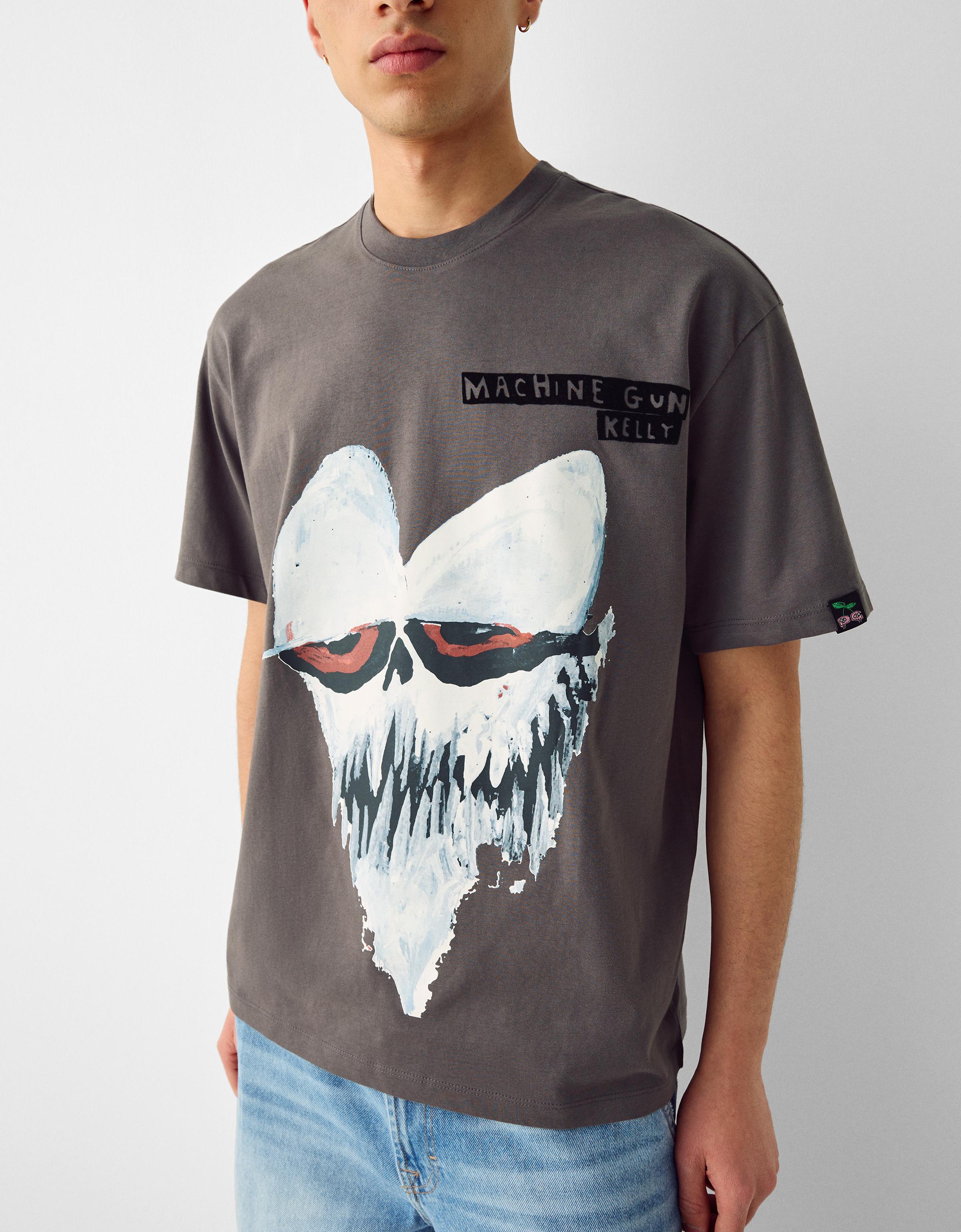 mgkさん専用 Boxy fit short sleeve T-shirt with Machine Gun Kelly print