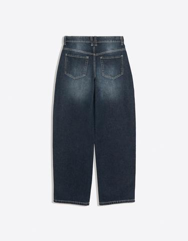 Low-rise baggy barrel jeans — Dark blue 6