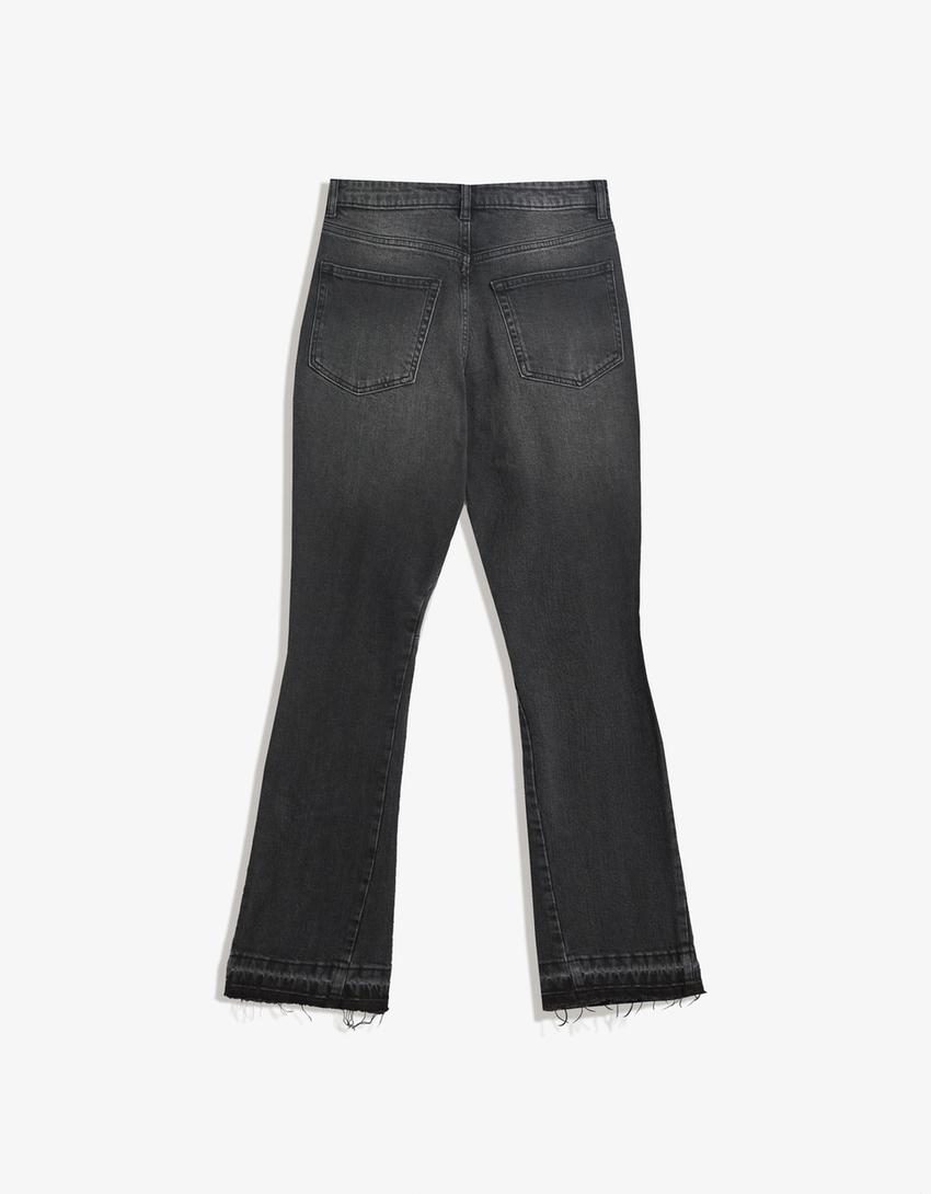 Schlaghosen-Jeans Comfort-Schwarz