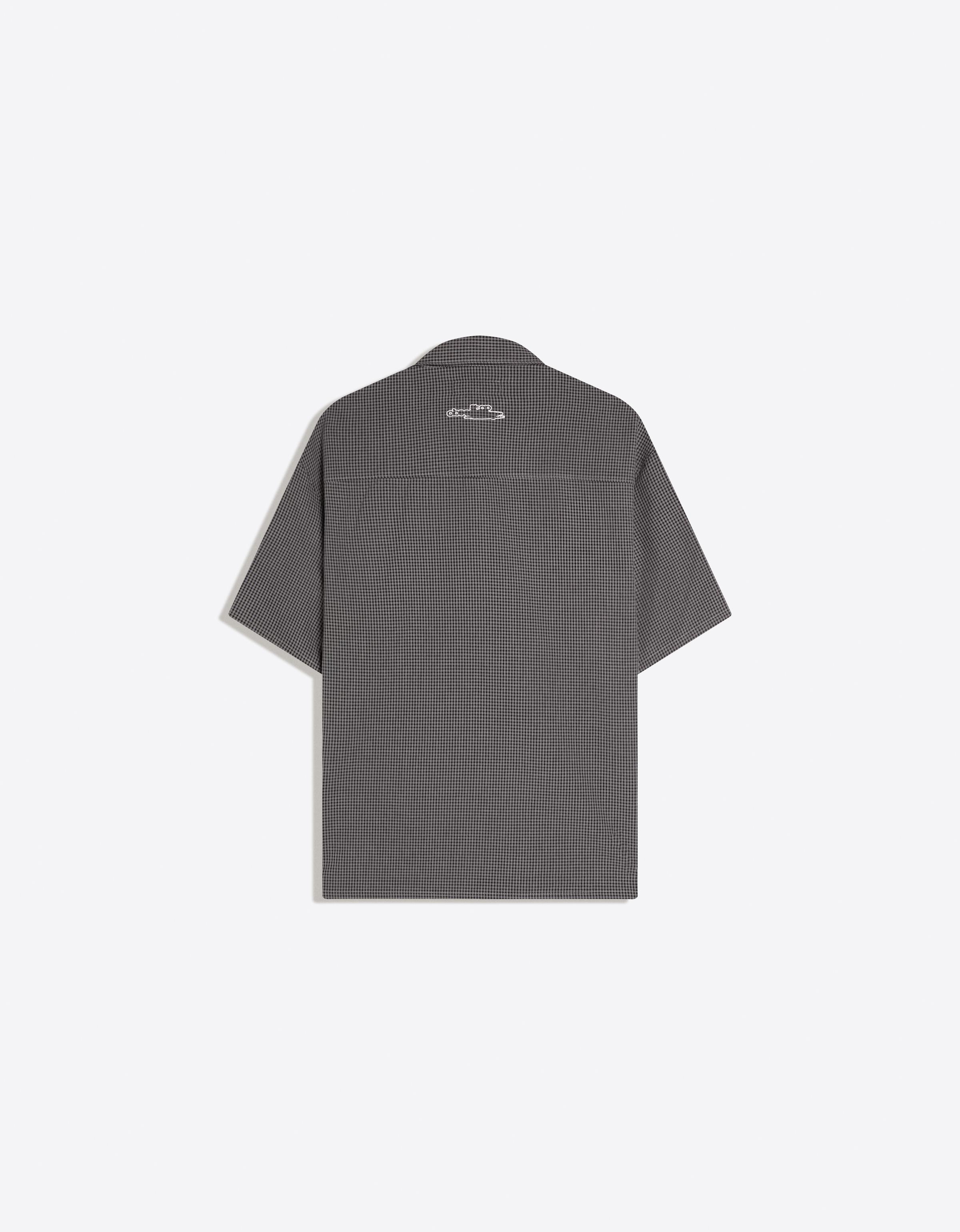 Oversize kareli gömlek - Görsel 7