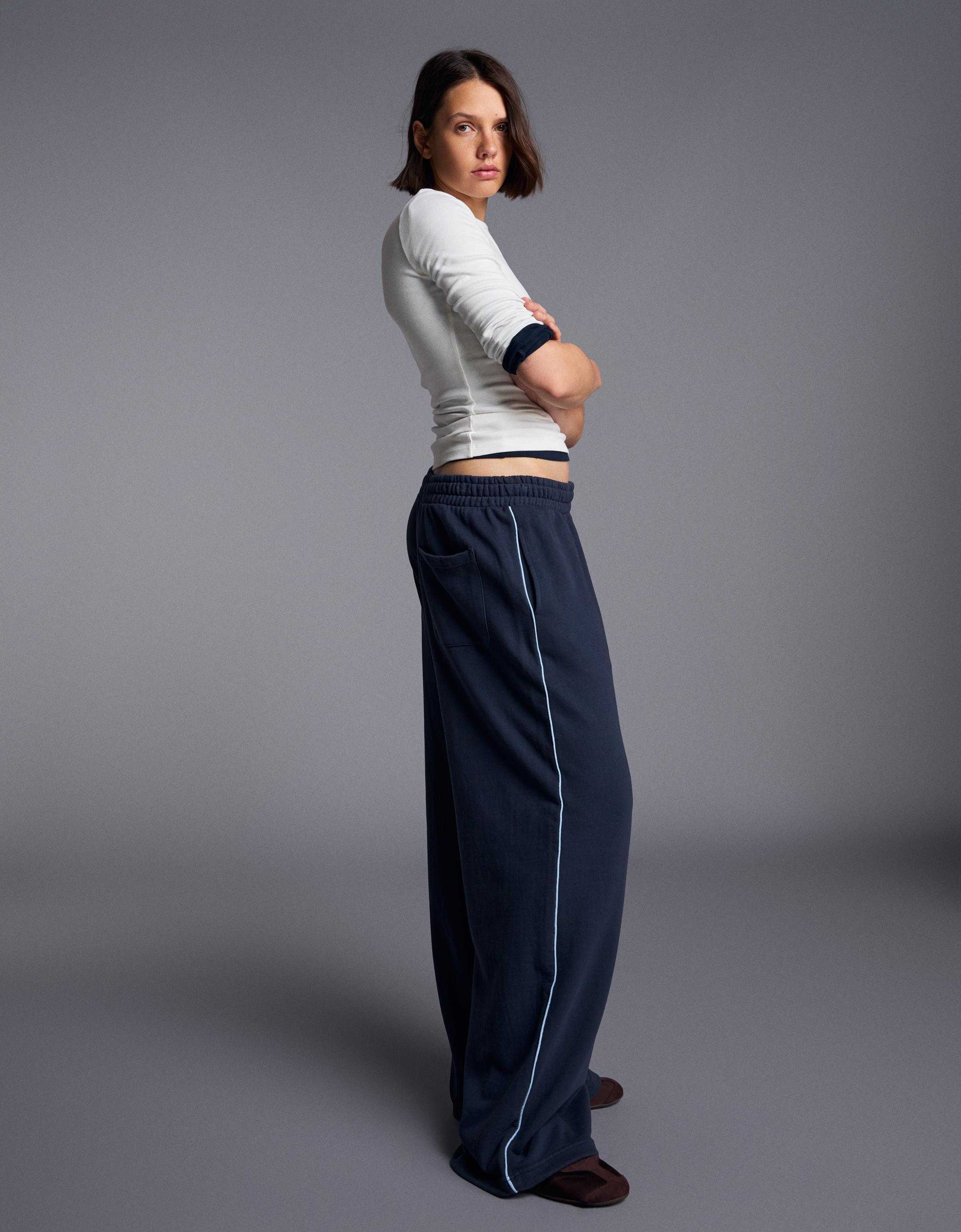 Dancer plush joggers — Navy