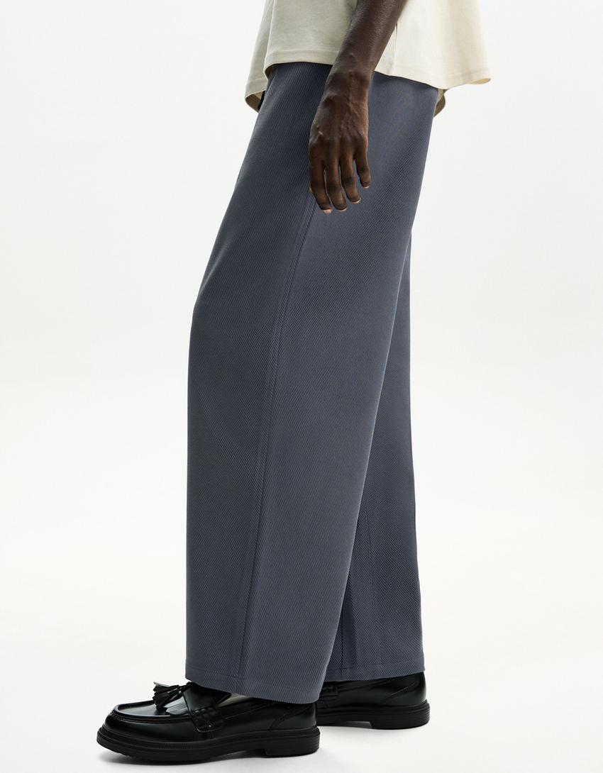 Jogger baggy trousers-Grey-1