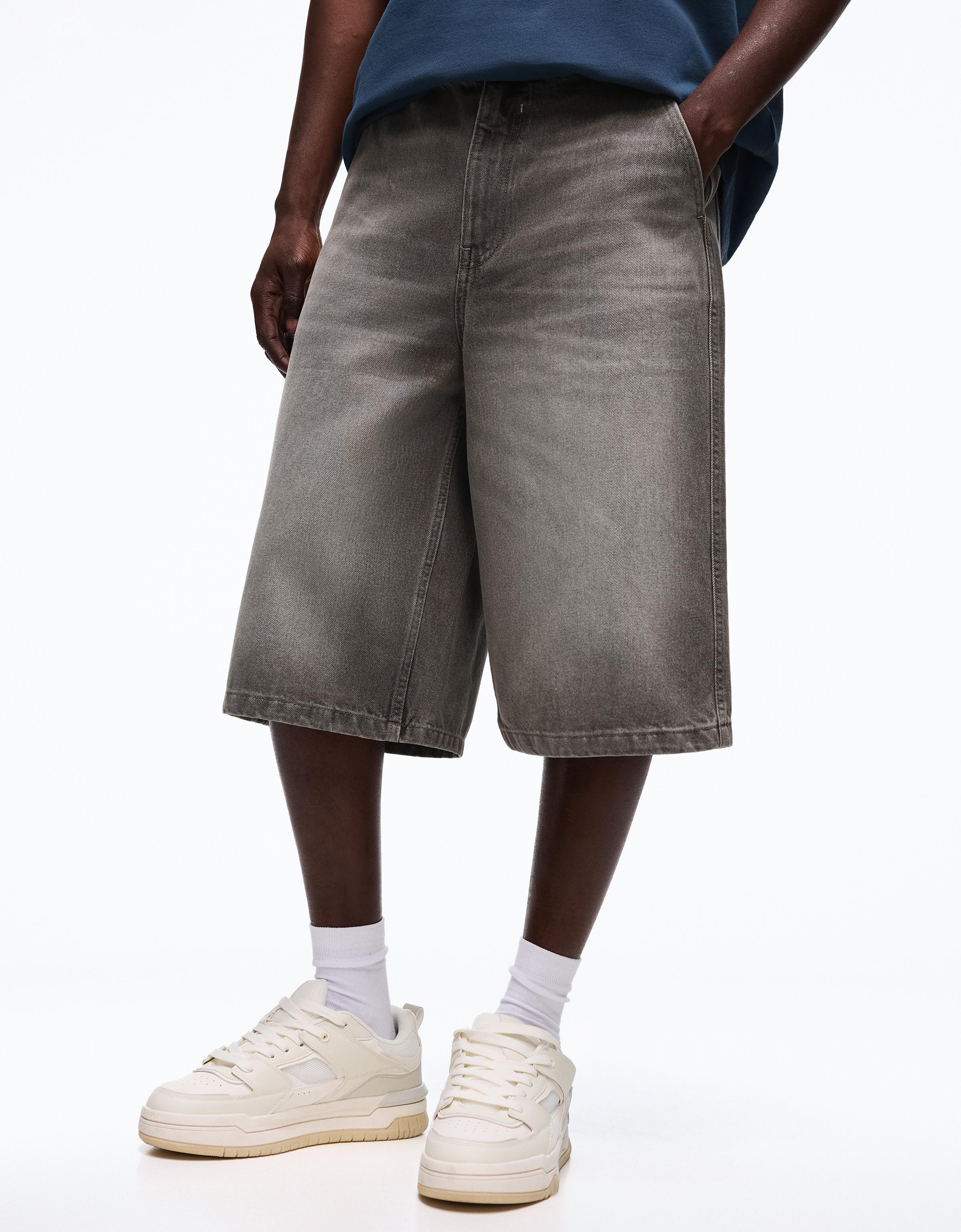 Skater denim bermuda - Görsel 57