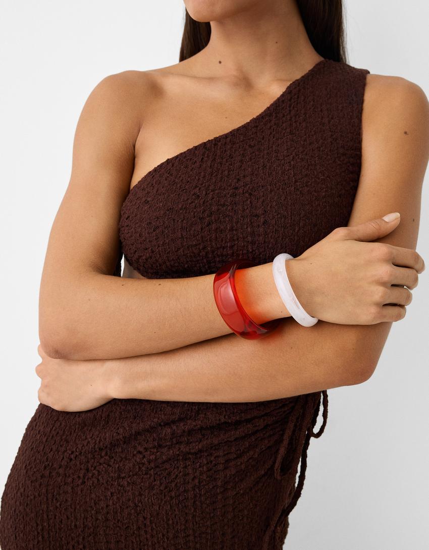 Pack de 2 bracelets-Rouge-1