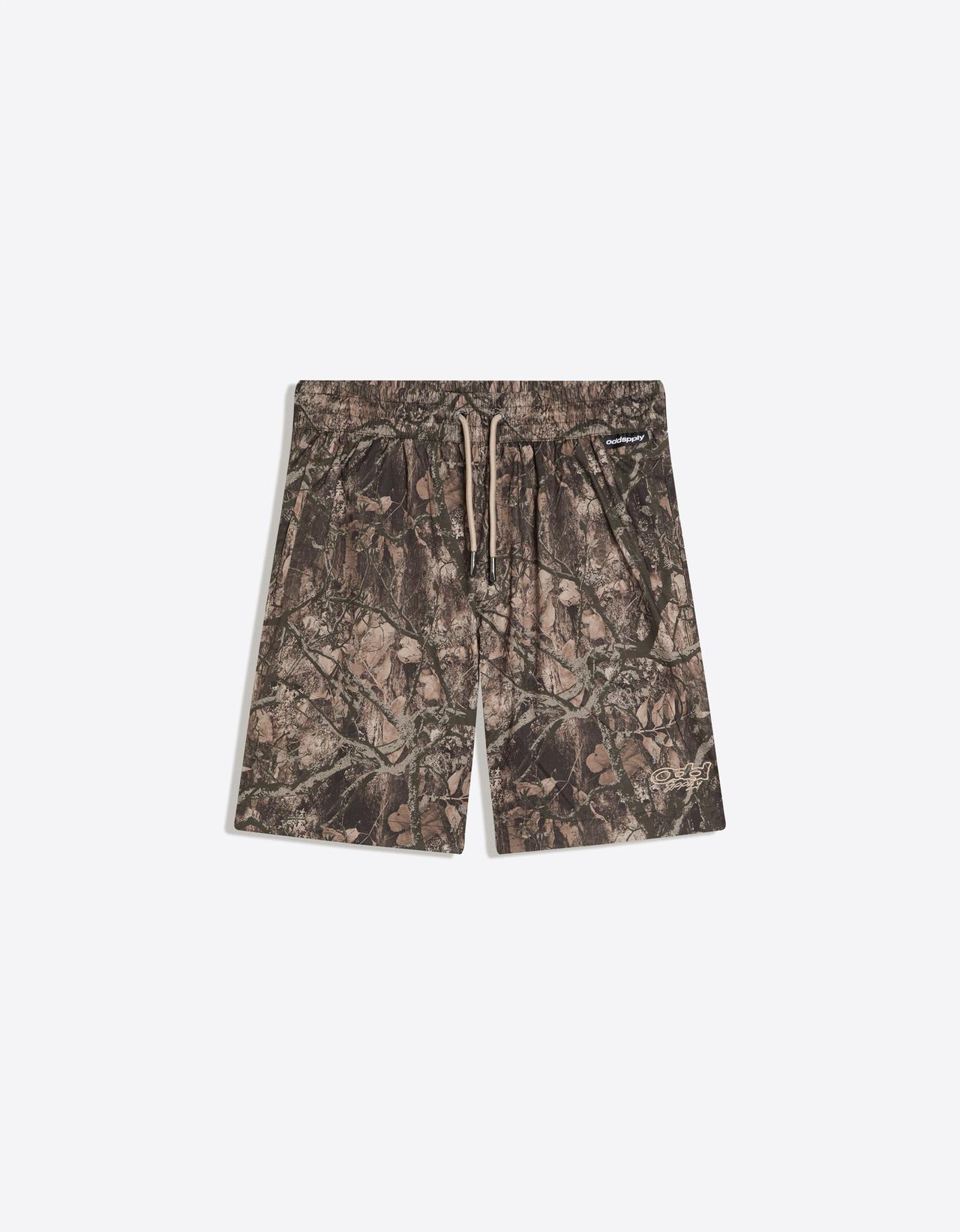 Boxy print swimsuit — Brown