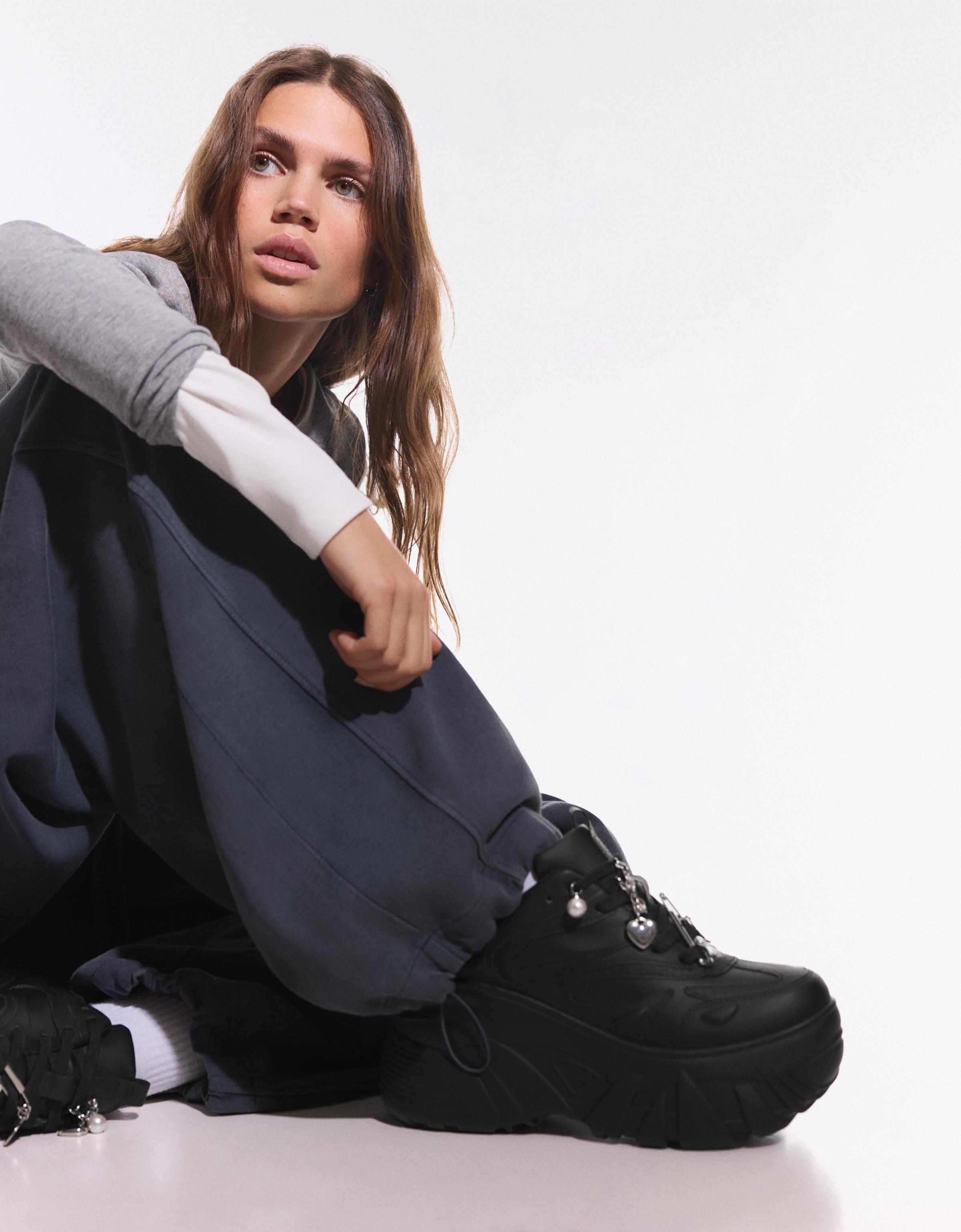 XL platform trainers — BLACK