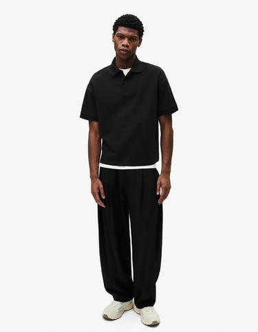 Short sleeve polo shirt — Black 3