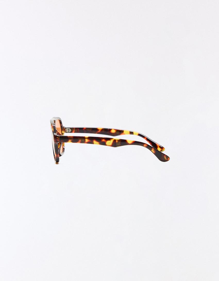 Gafas de sol retro-Negro