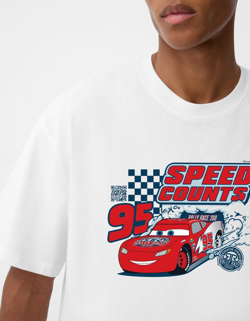 T-shirt Cars Wearable Art manches courtes-Blanc-5