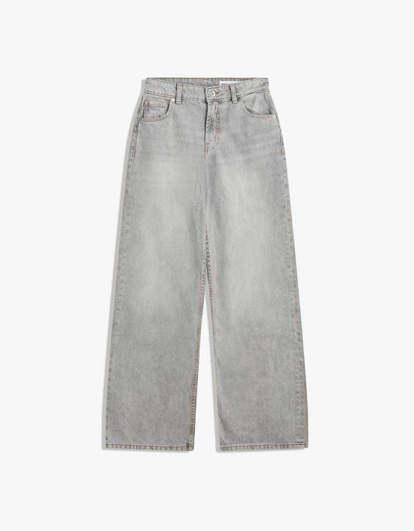 Baggy jeans-Grey-0