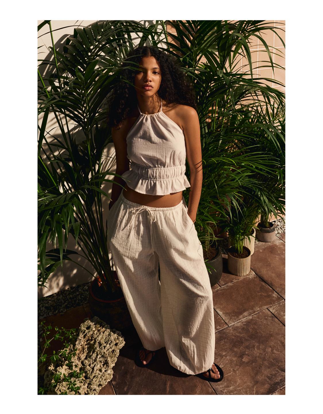 Rustic top and trousers set