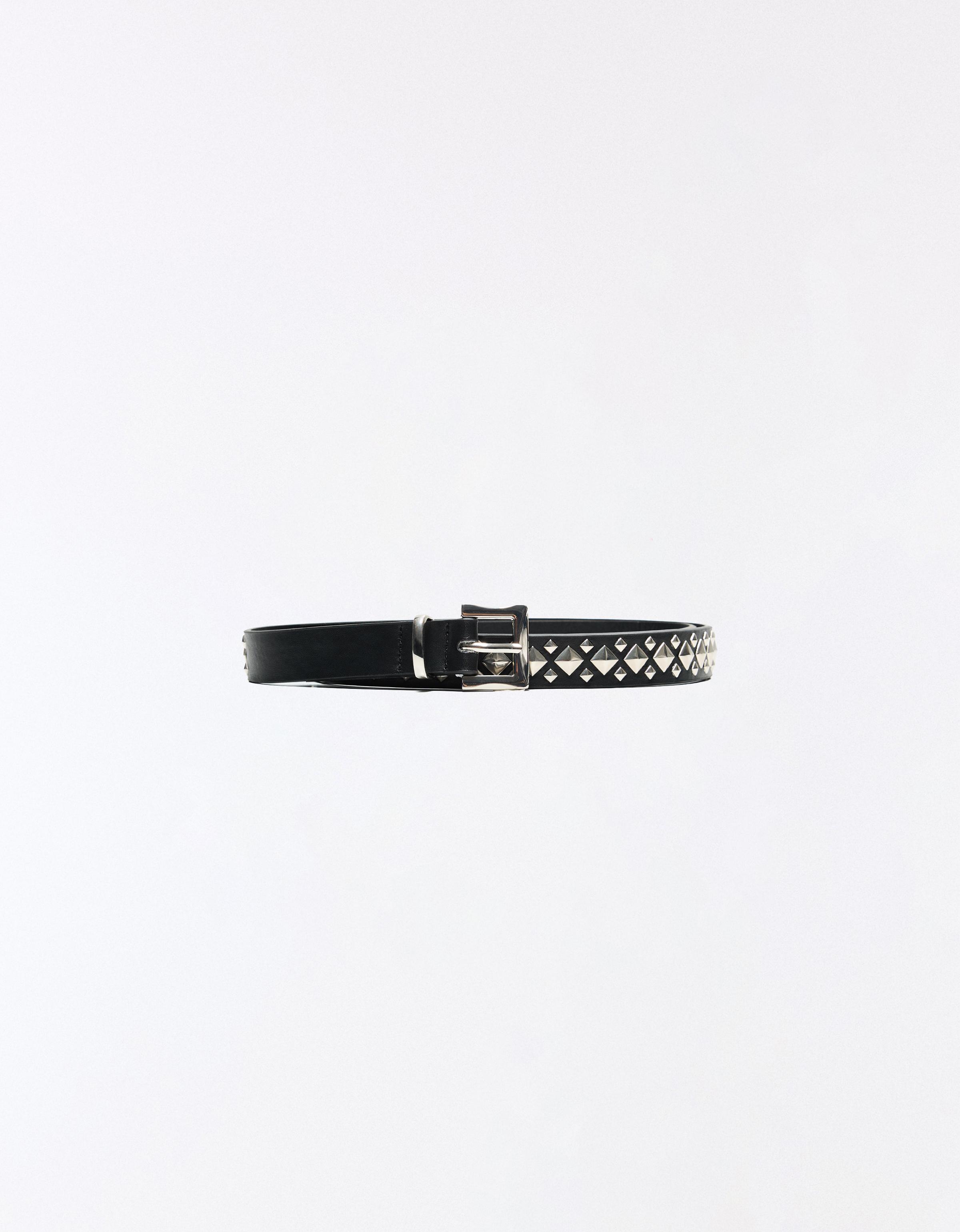 Diamond stud belt — Black