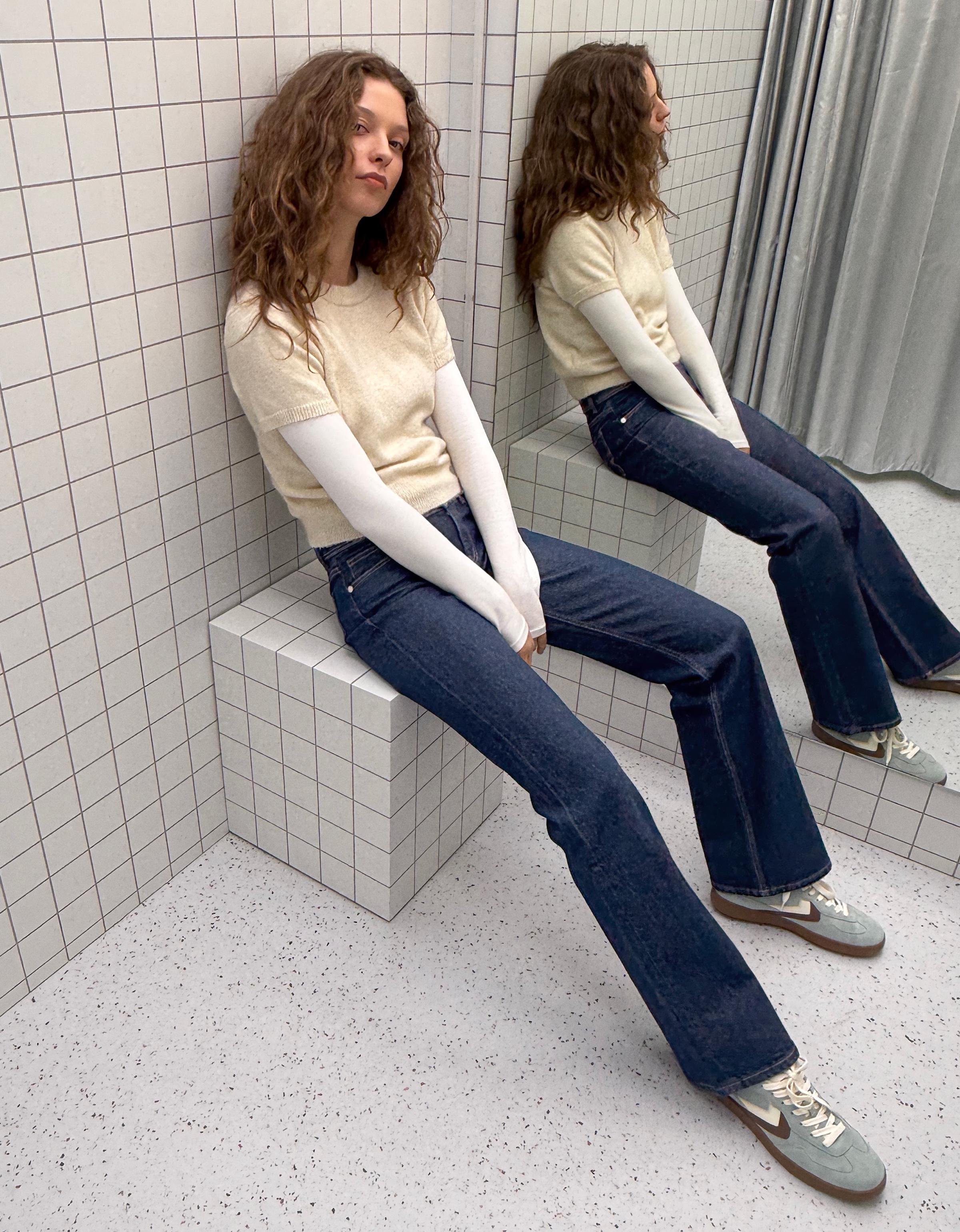 Düşük bel bootcut jean - Görsel 117