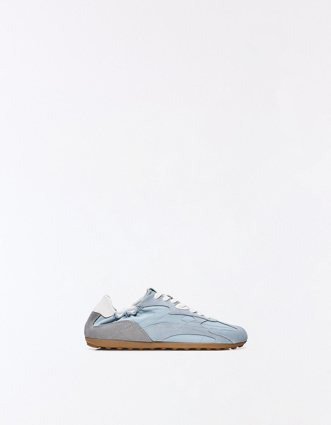 SLIM RETRO STYLE TRAINERS — BLUE