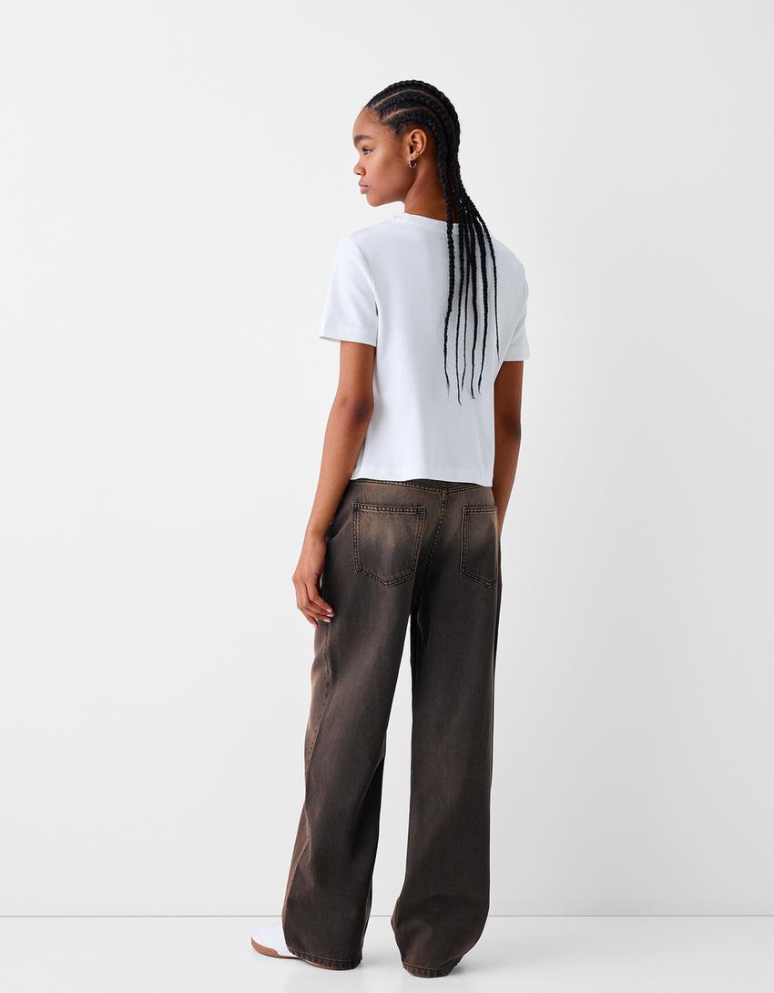 بنطال جينز واسع-أسود-2