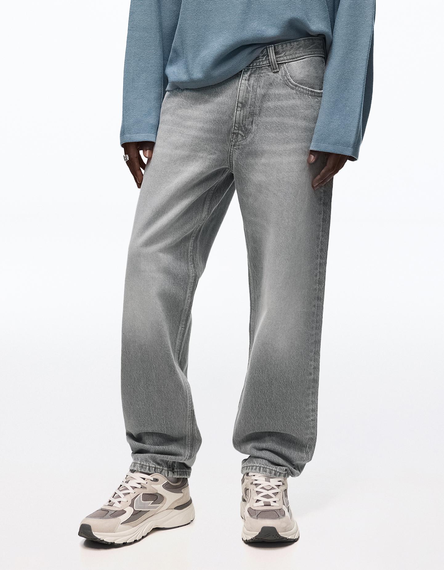 Straight-leg jeans — Grey