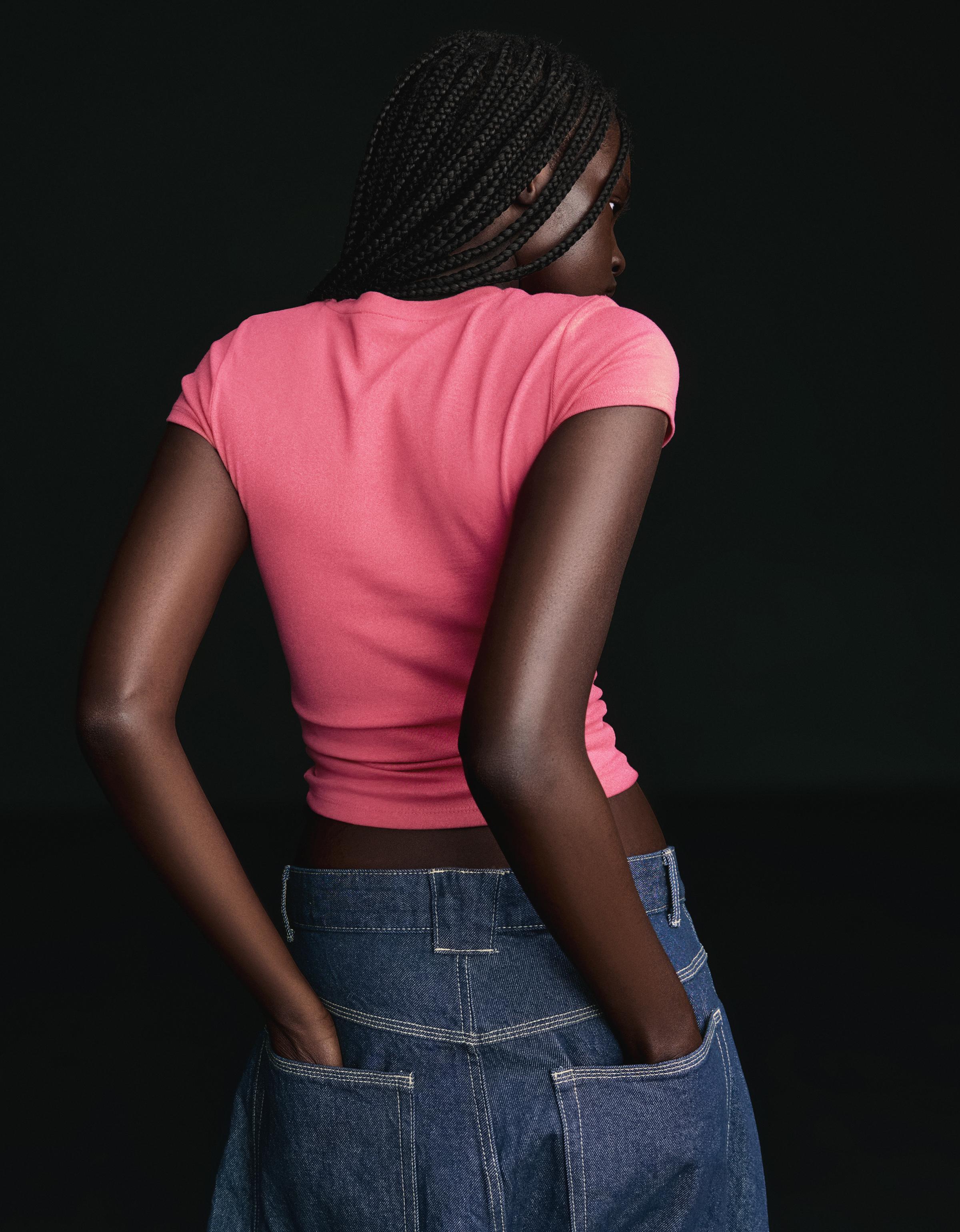 Kısa kollu bisiklet yaka tişört - Görsel 90