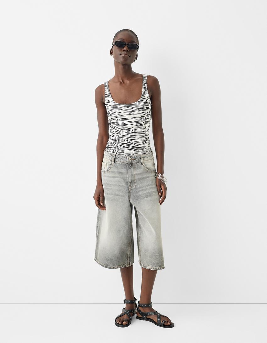 Sandália rasa tachas-Preto-7