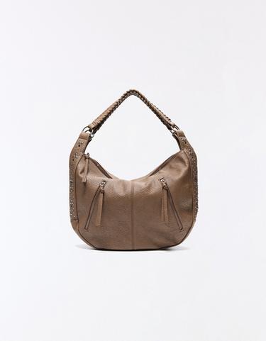 Zip shoulder bag — Sand 4