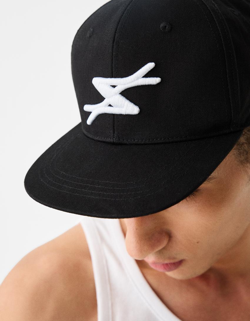 Gorra Saiko bordado-Negro-3