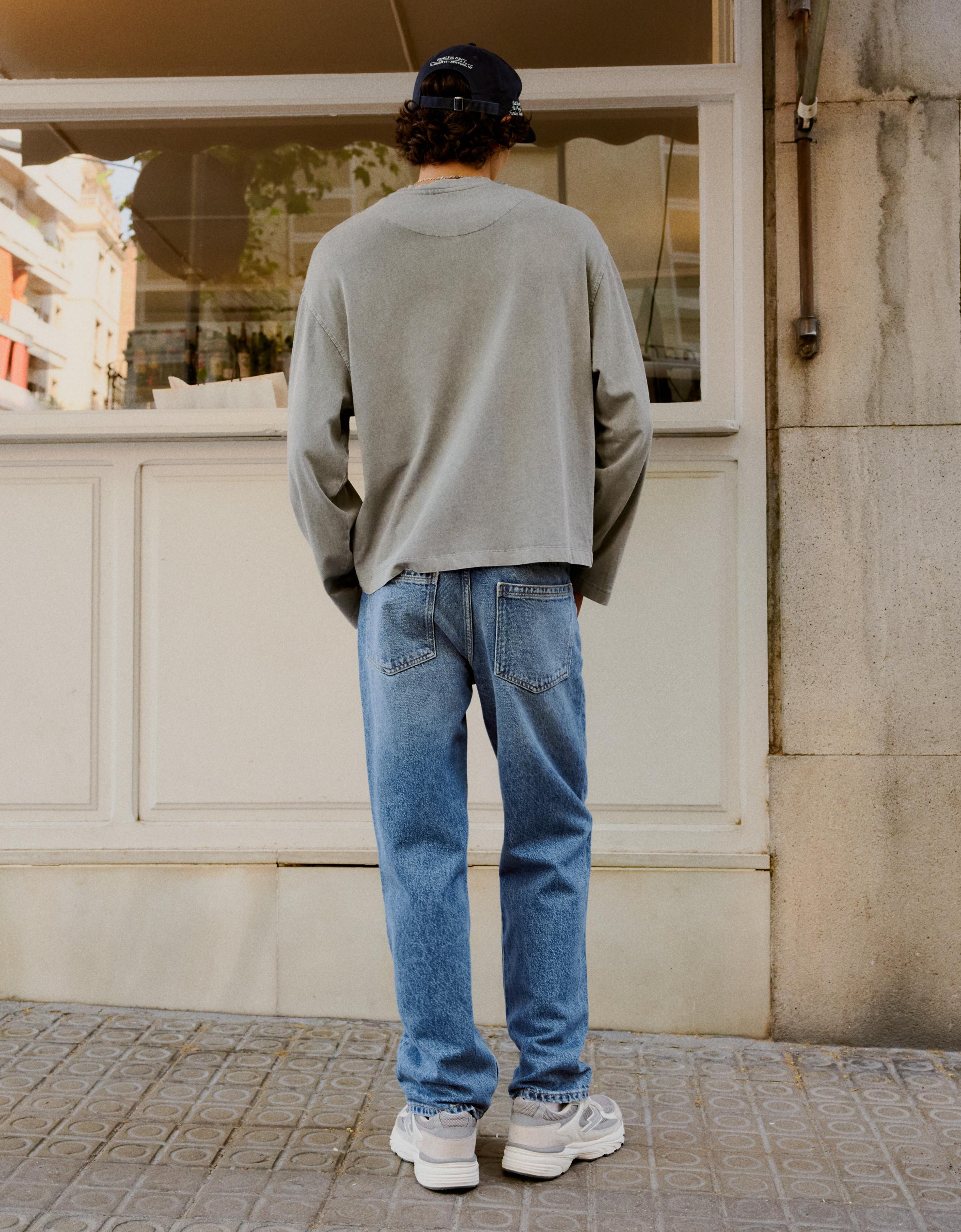Straight-leg jeans — Blue