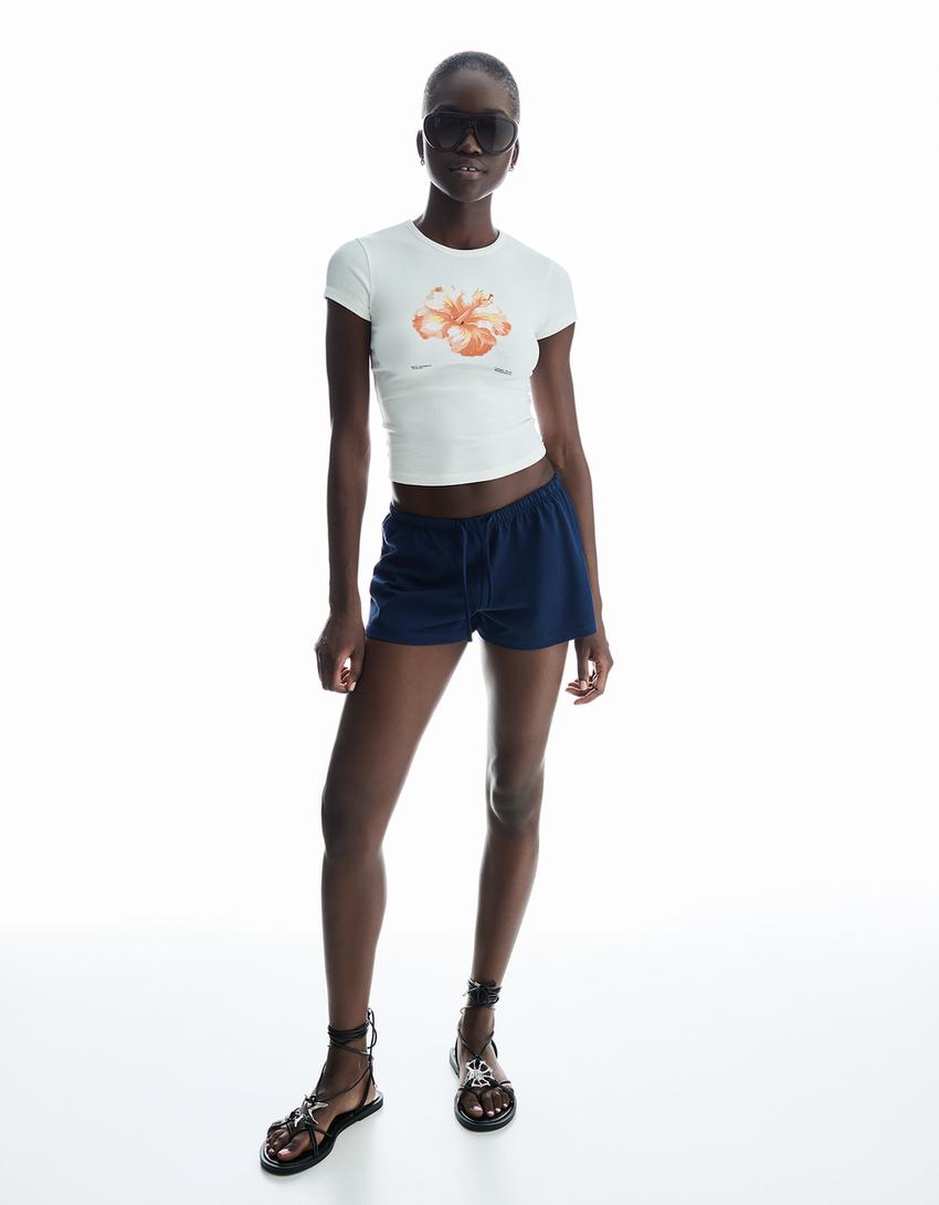 Plush shorts
