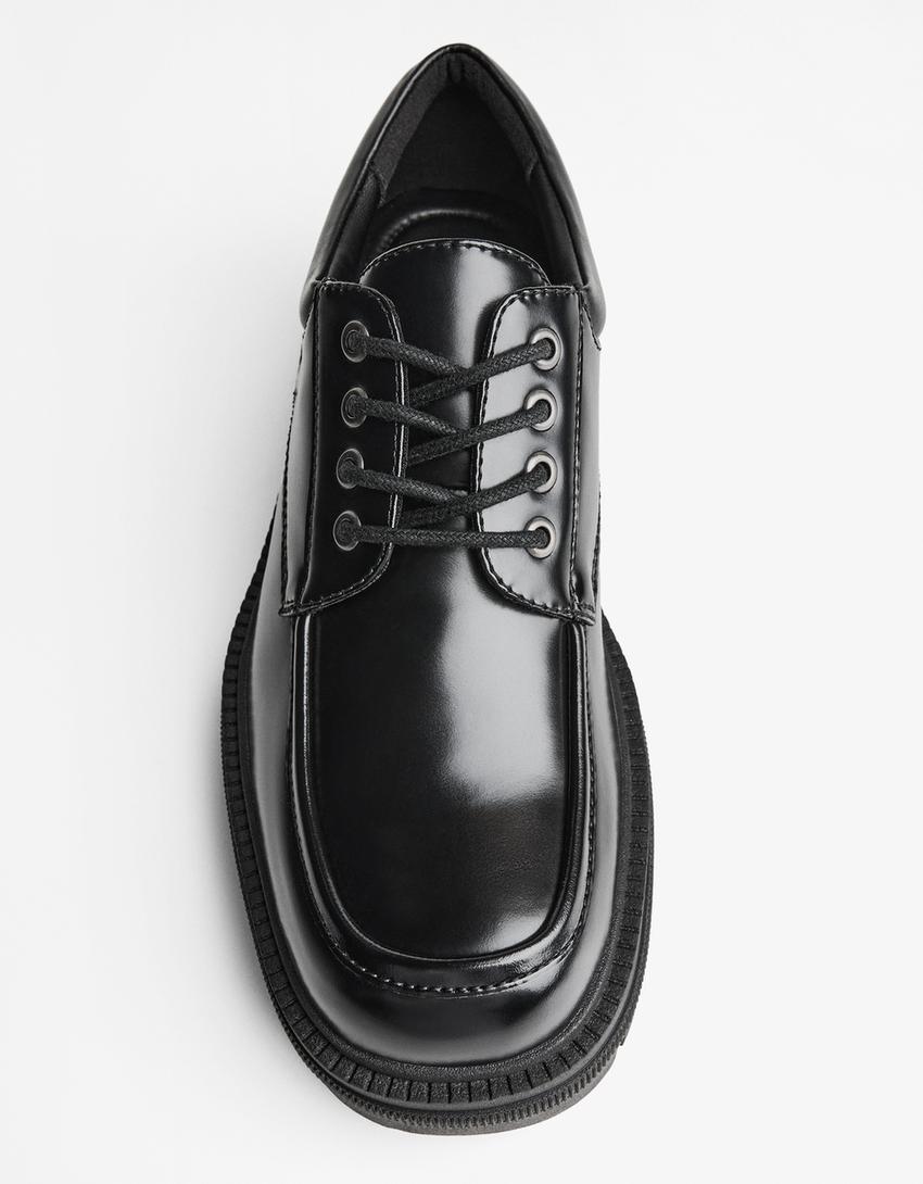 Sapato social rebordo-Preto