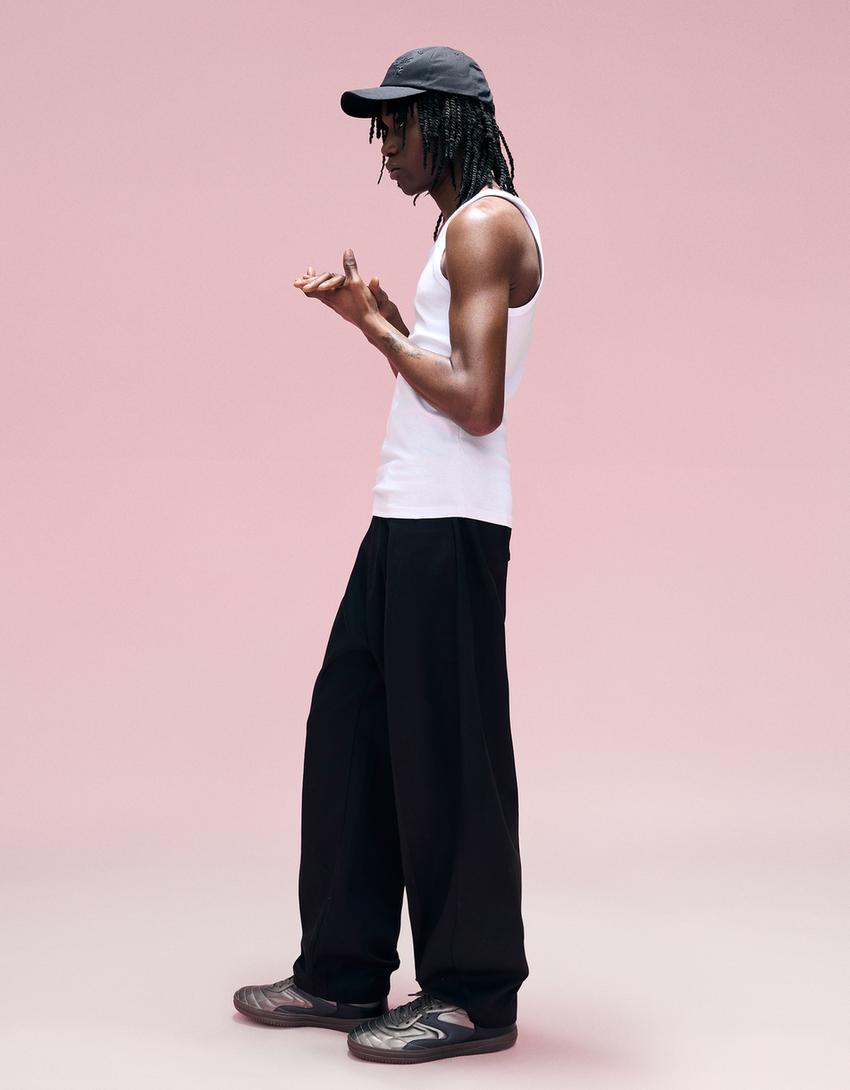 Sapatilhas futebol rétro lingueta-Cinza-1