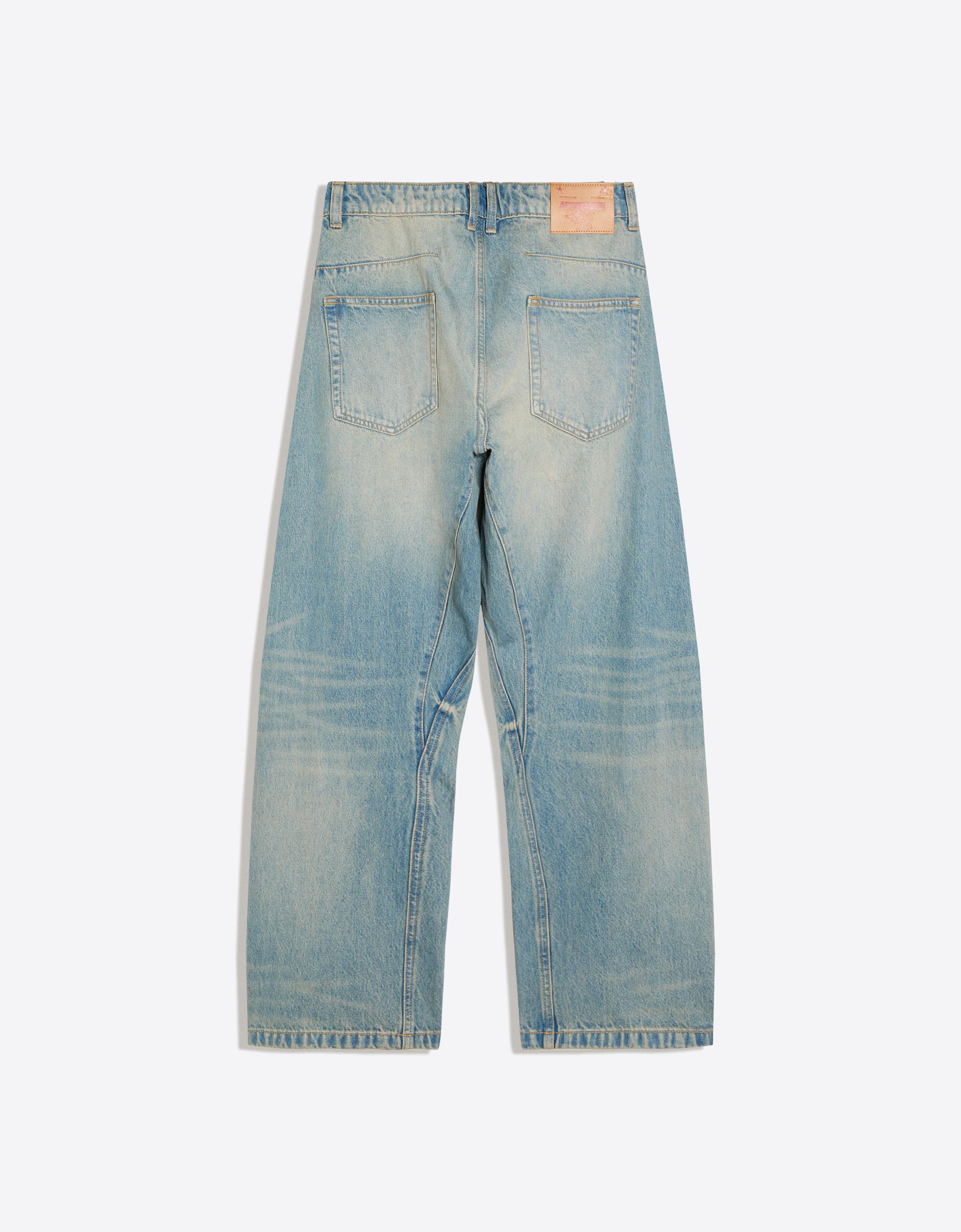 Twisted fit jeans — Light blue