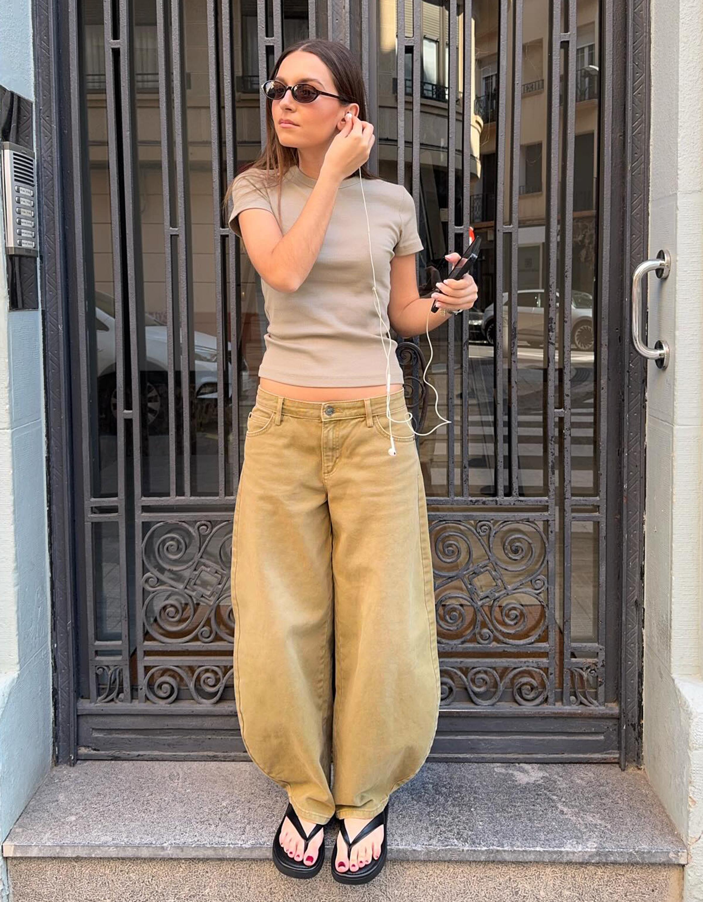 Barrel fit pantolon - Görsel 29