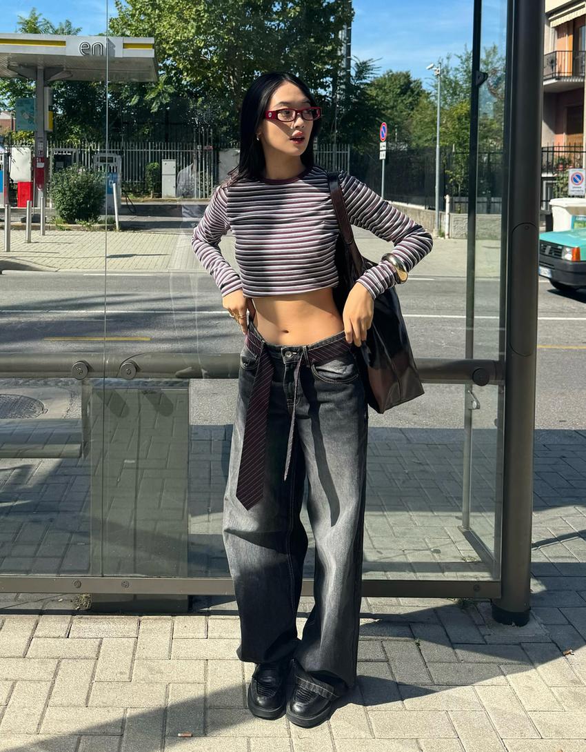 Jeans boyfriend-Preto