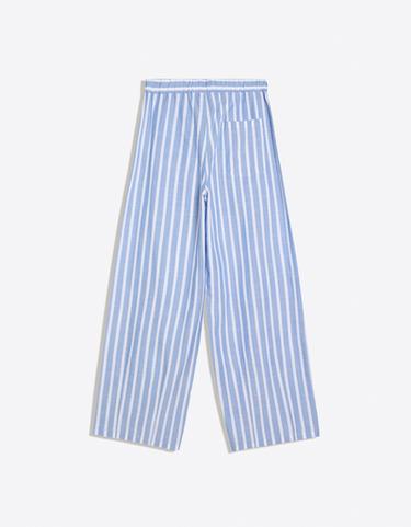 Super baggy pyjama-style trousers — Light blue 6