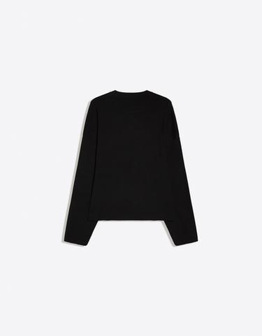Printed round neck jumper — Black 6