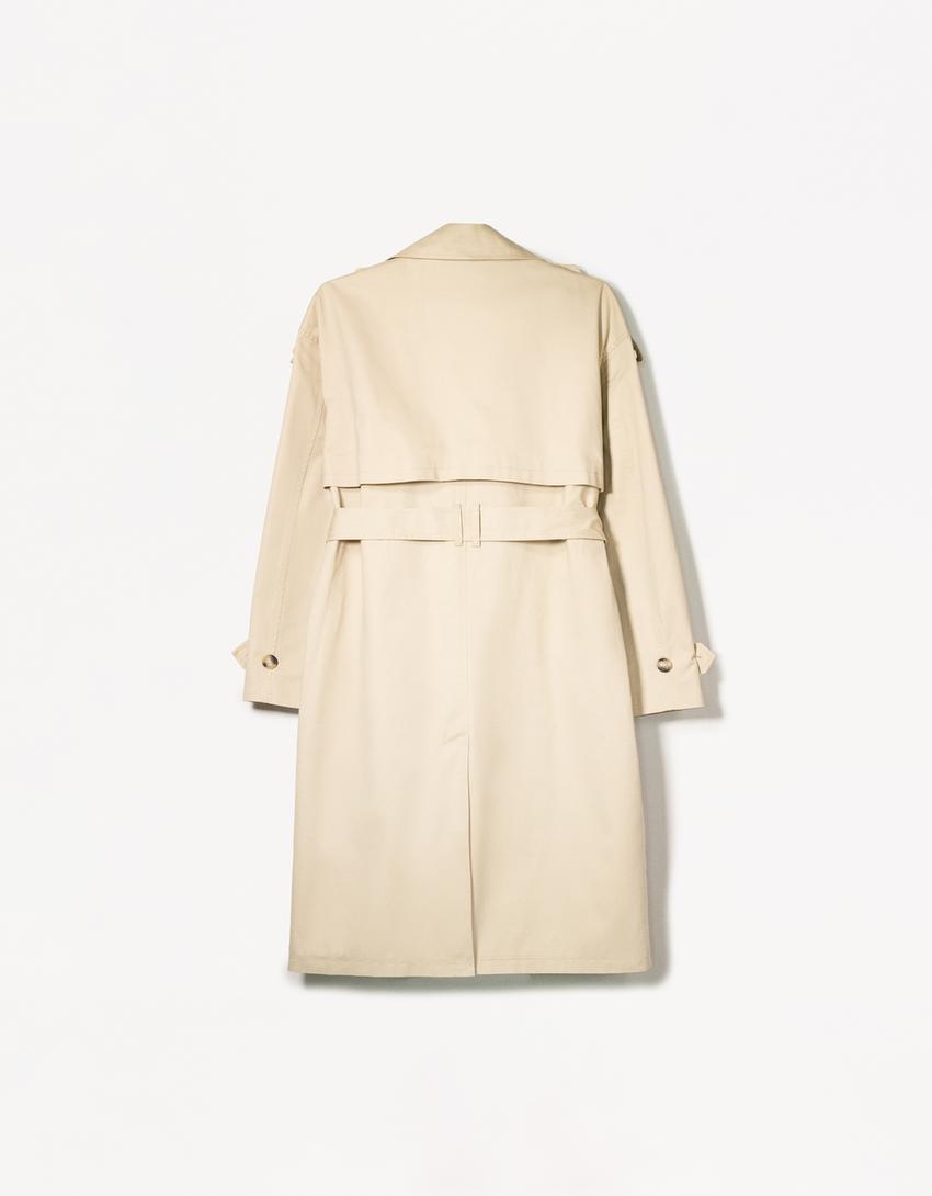 Trench coat-Camel