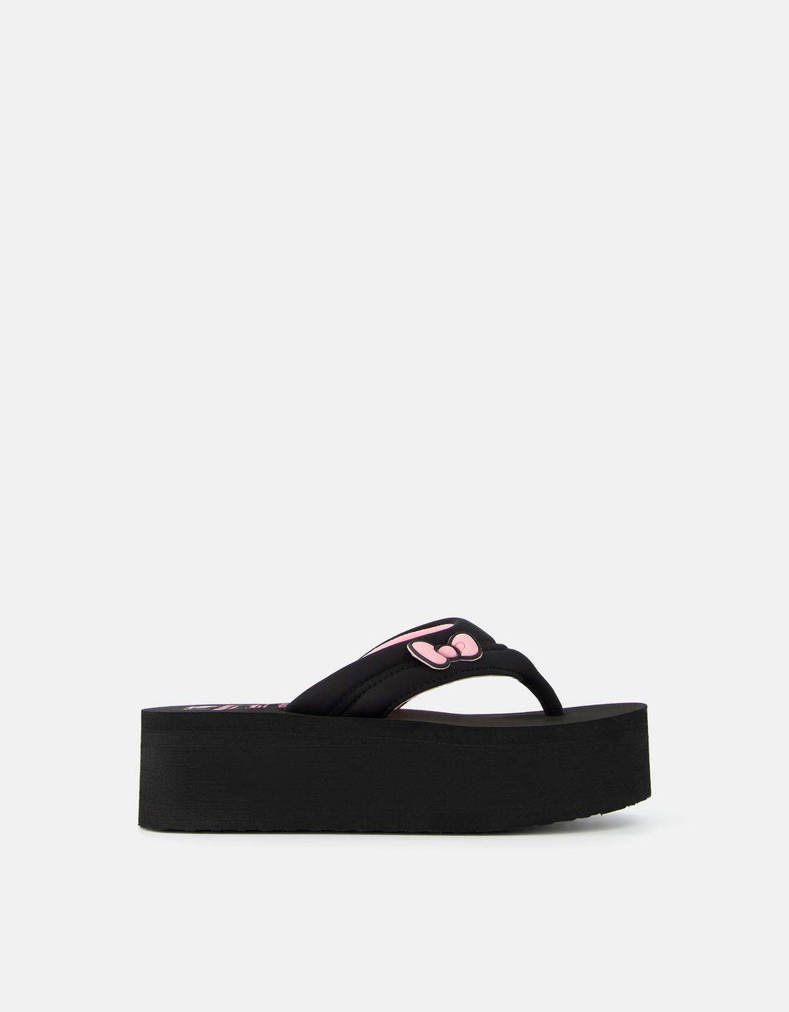 صندل هالو كيتي مبطن بنعل سميك