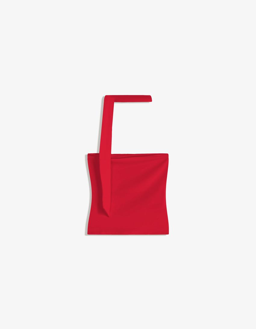 Top bandeau pañuelo-Rojo
