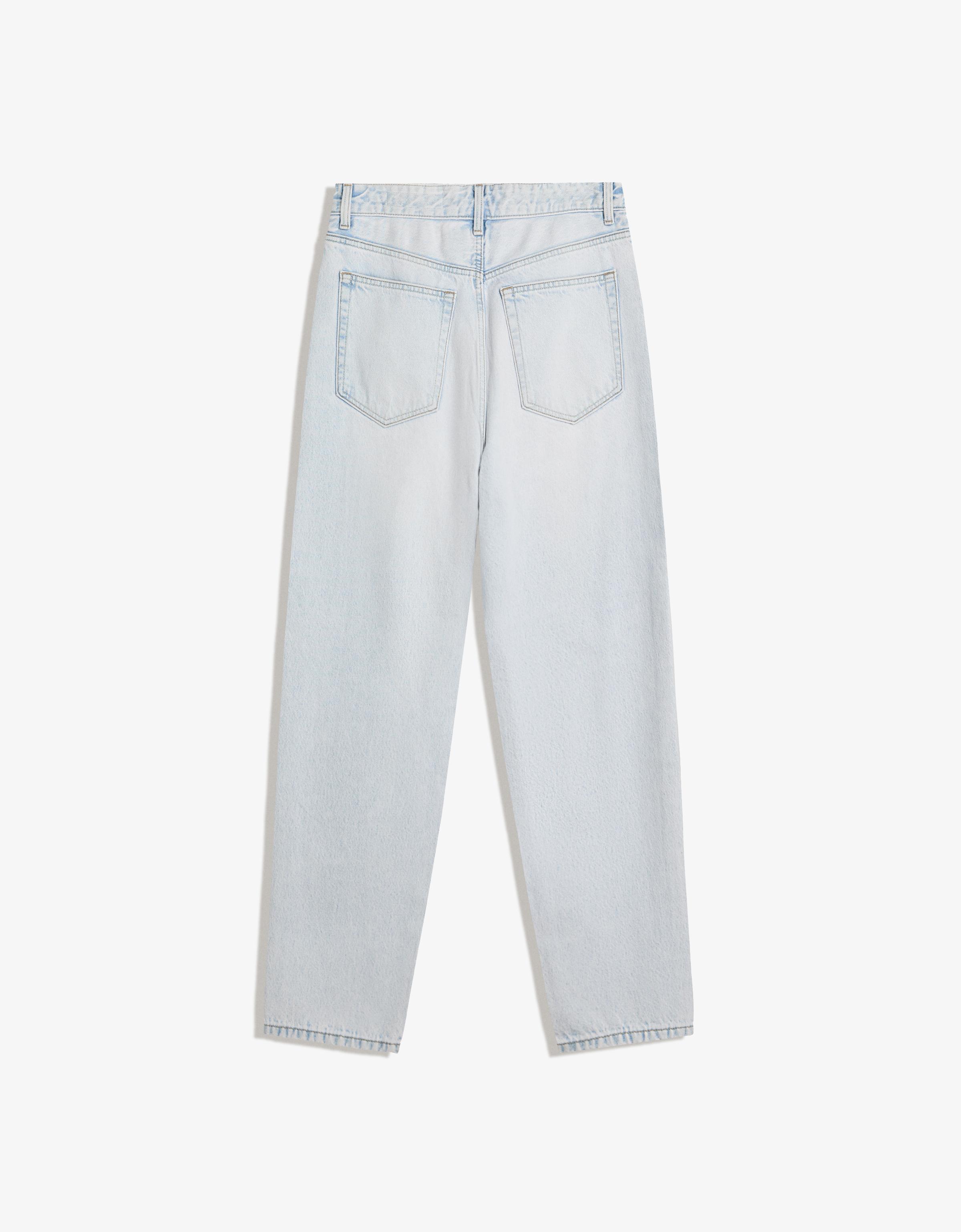 Tapered loose fit jeans — Light blue