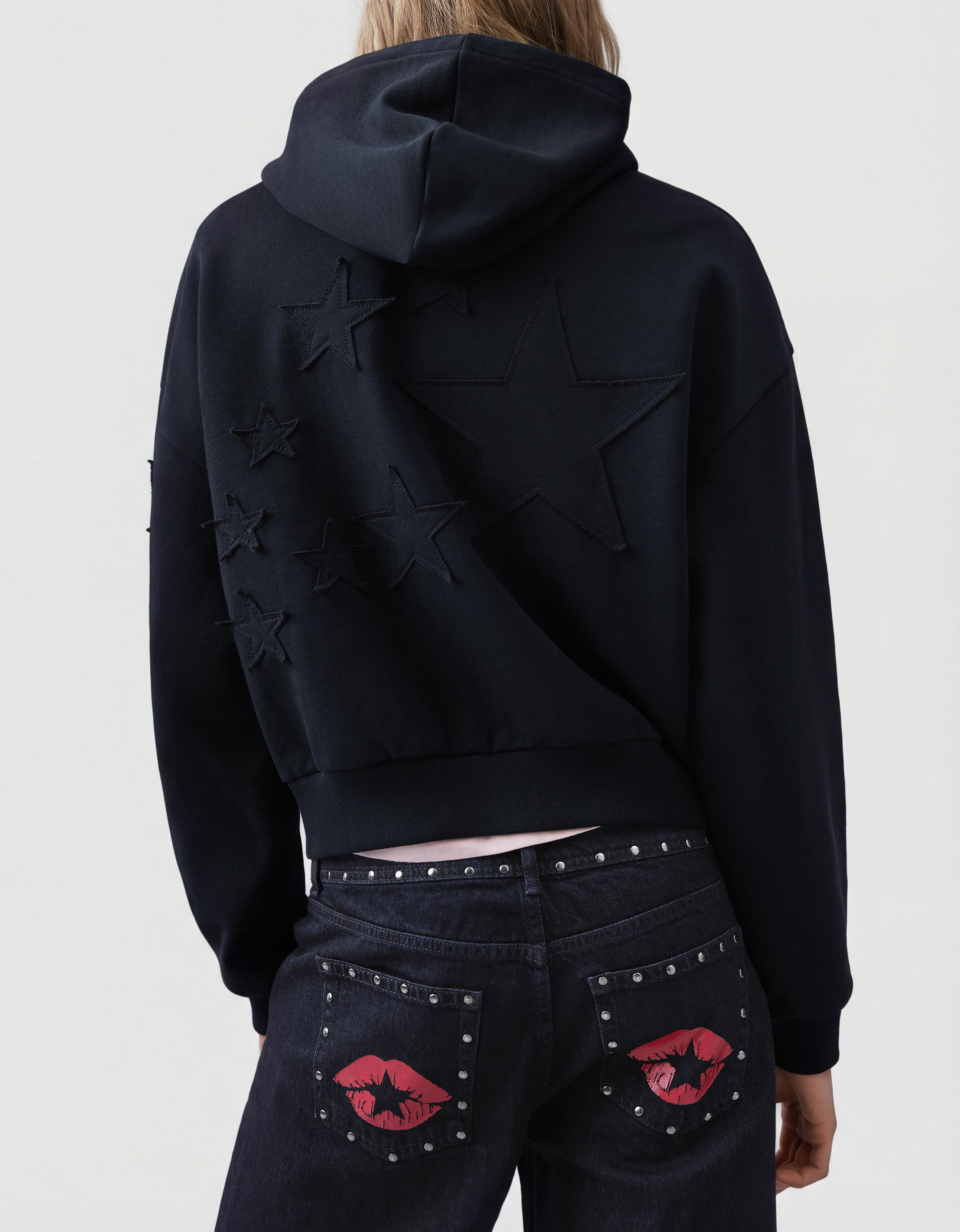 Düşük bel zımbalı baggy fit jean - Görsel 82