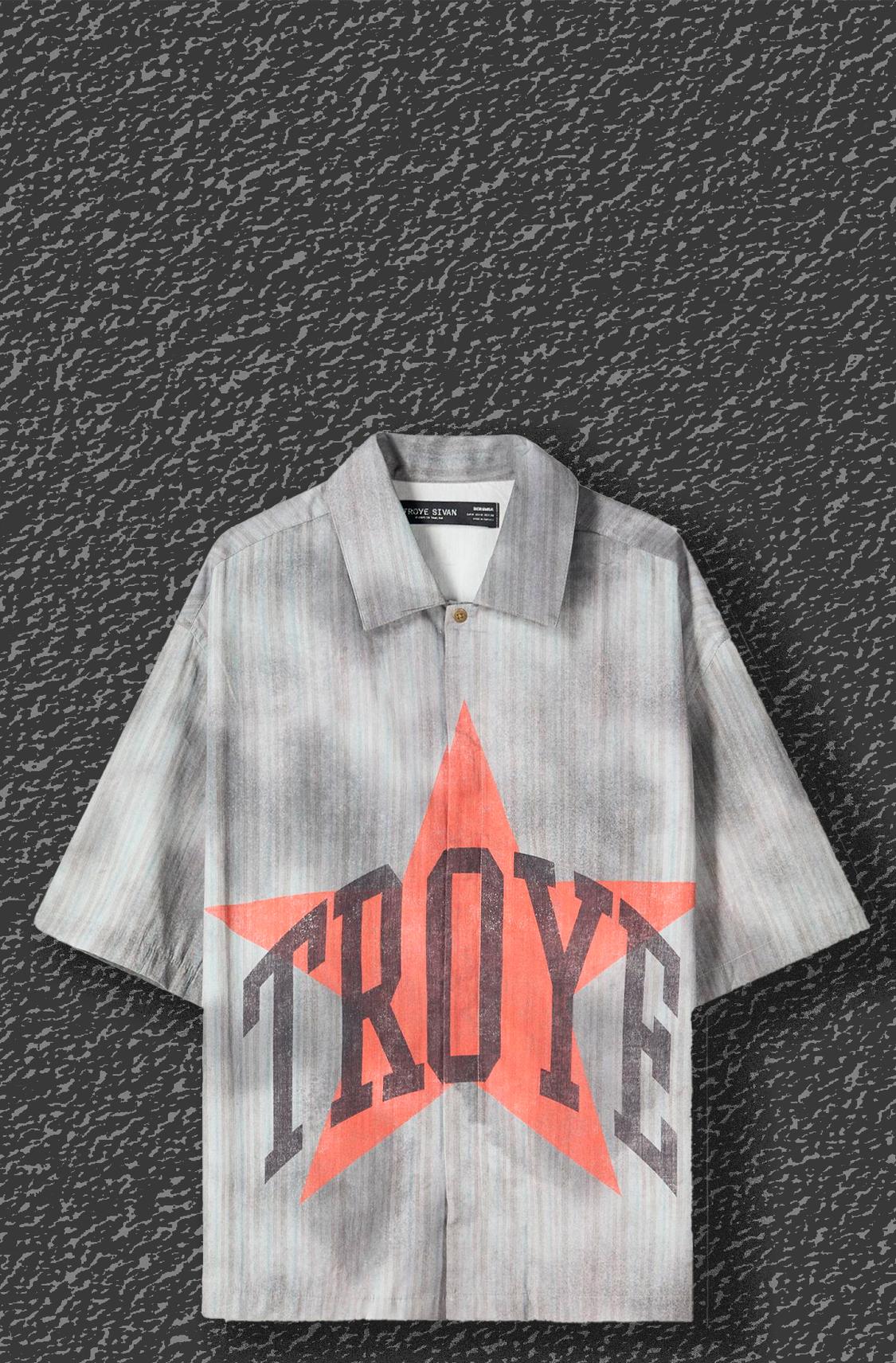 Troye Sivan short sleeve boxy fit shirt