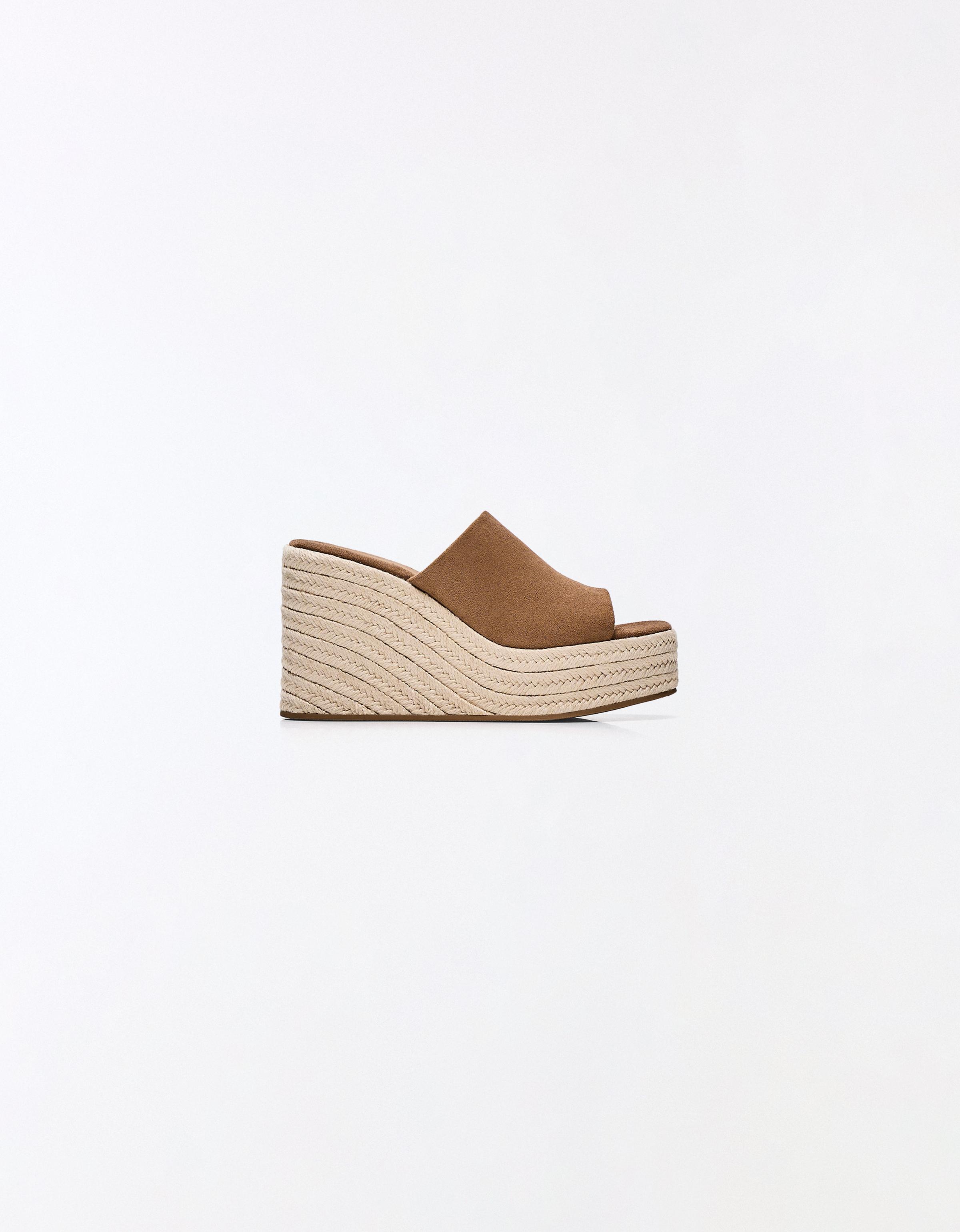 Jute wedge — Tan