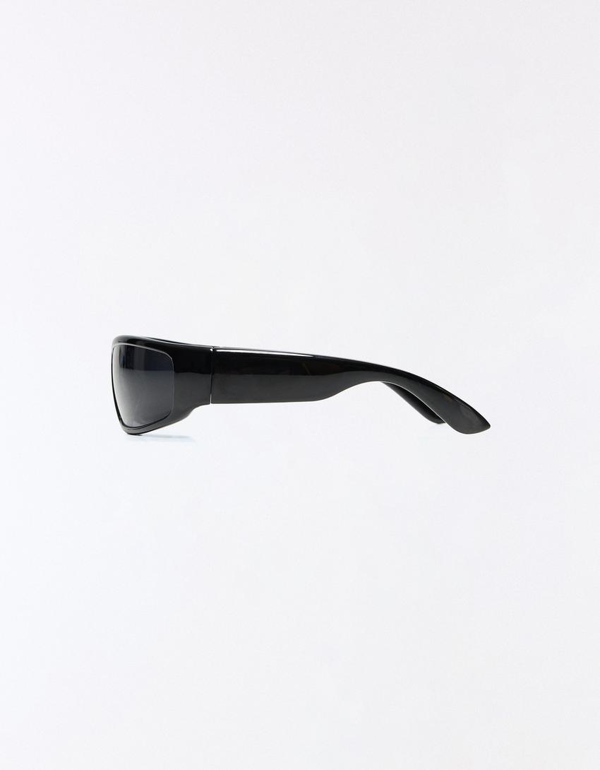 Gafas de sol mini pantalla-Negro