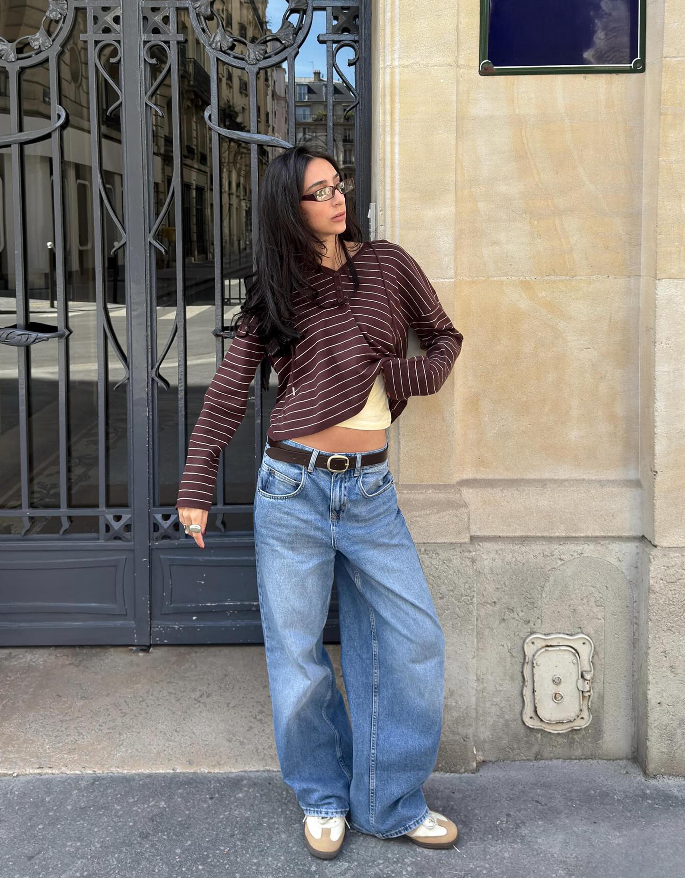 Buckle belt — Brown