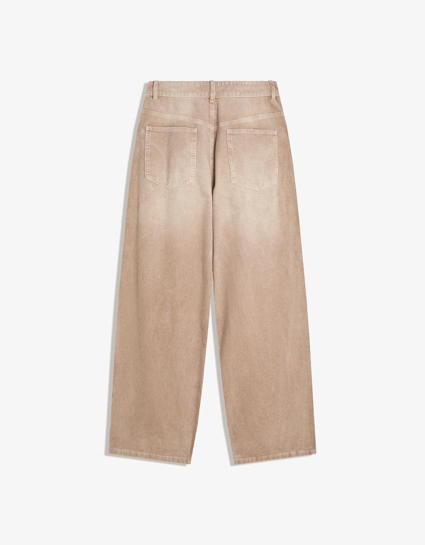 Pantalón super baggy pana-Arena