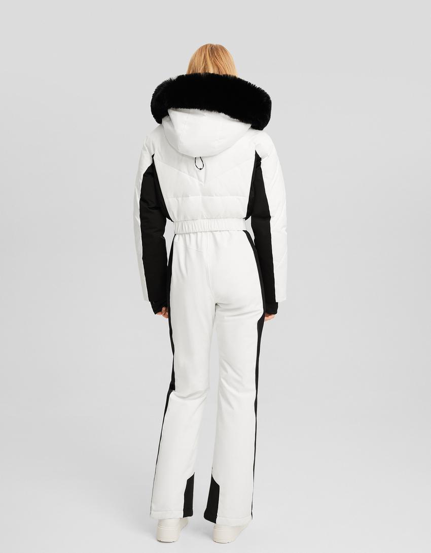 Macacão técnico capuz Ski Collection-Preto-2