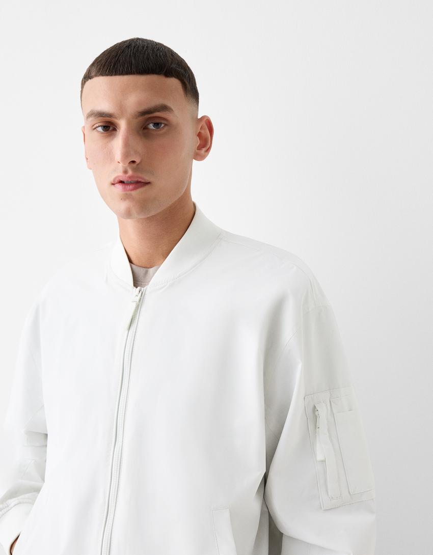 جاكيت بومبر خفيف-حجري-2