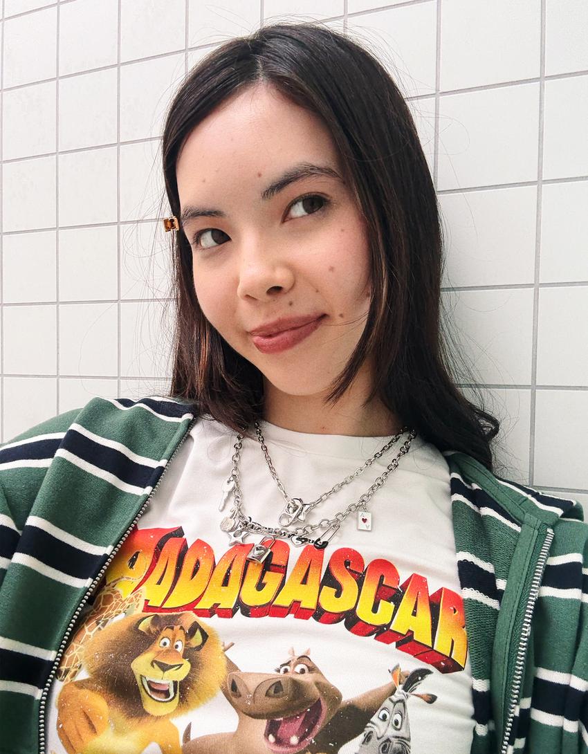 Short-sleeve Madagascar T-shirt-Off white