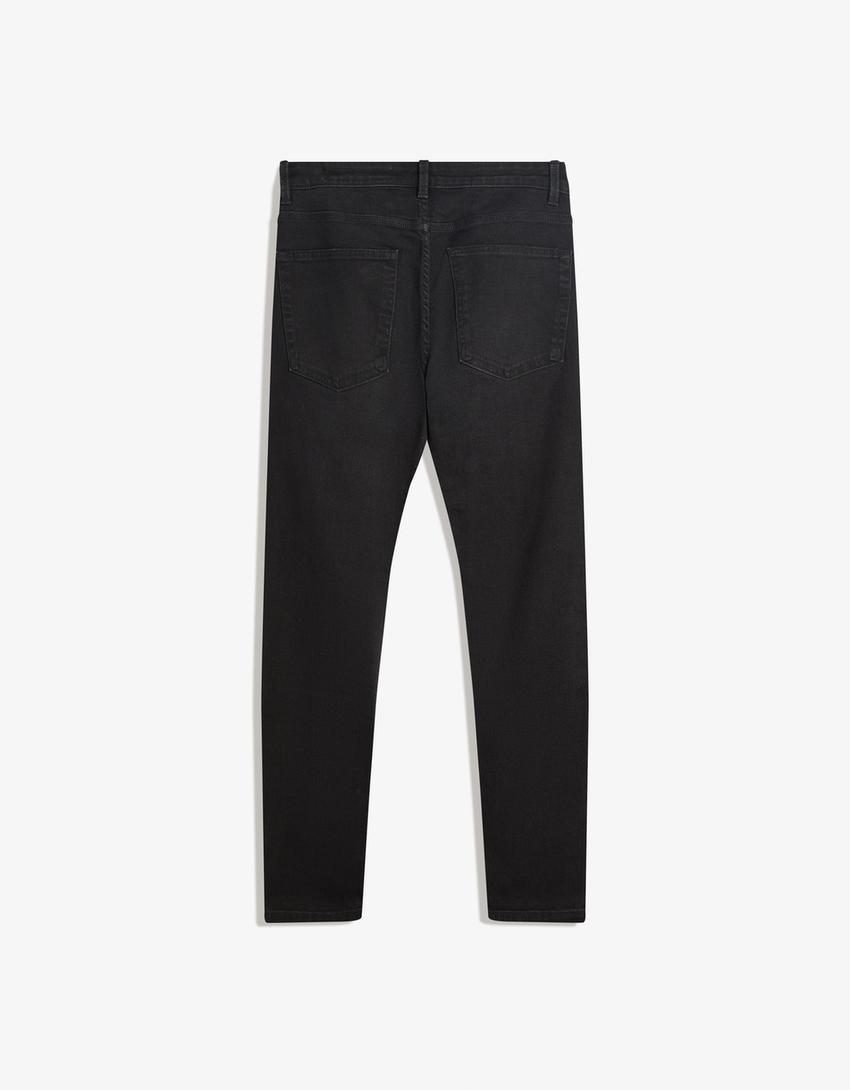 Skinny jeans-Black-1