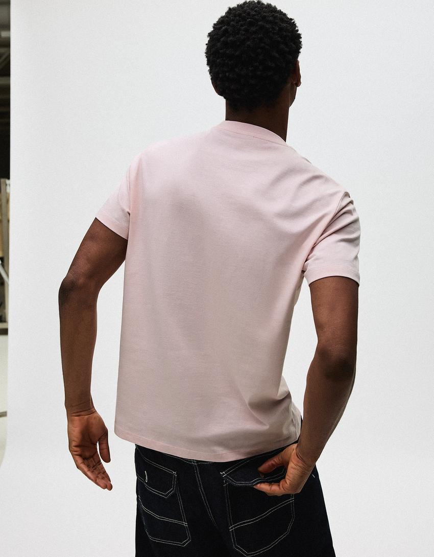 short sleeve T-shirt-Pink