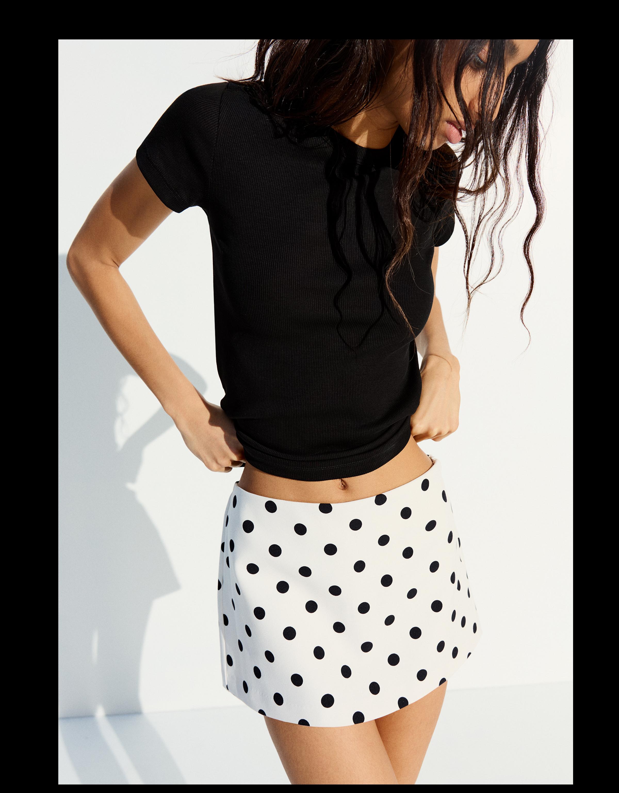 Tokalı mini şort etek - Görsel 51