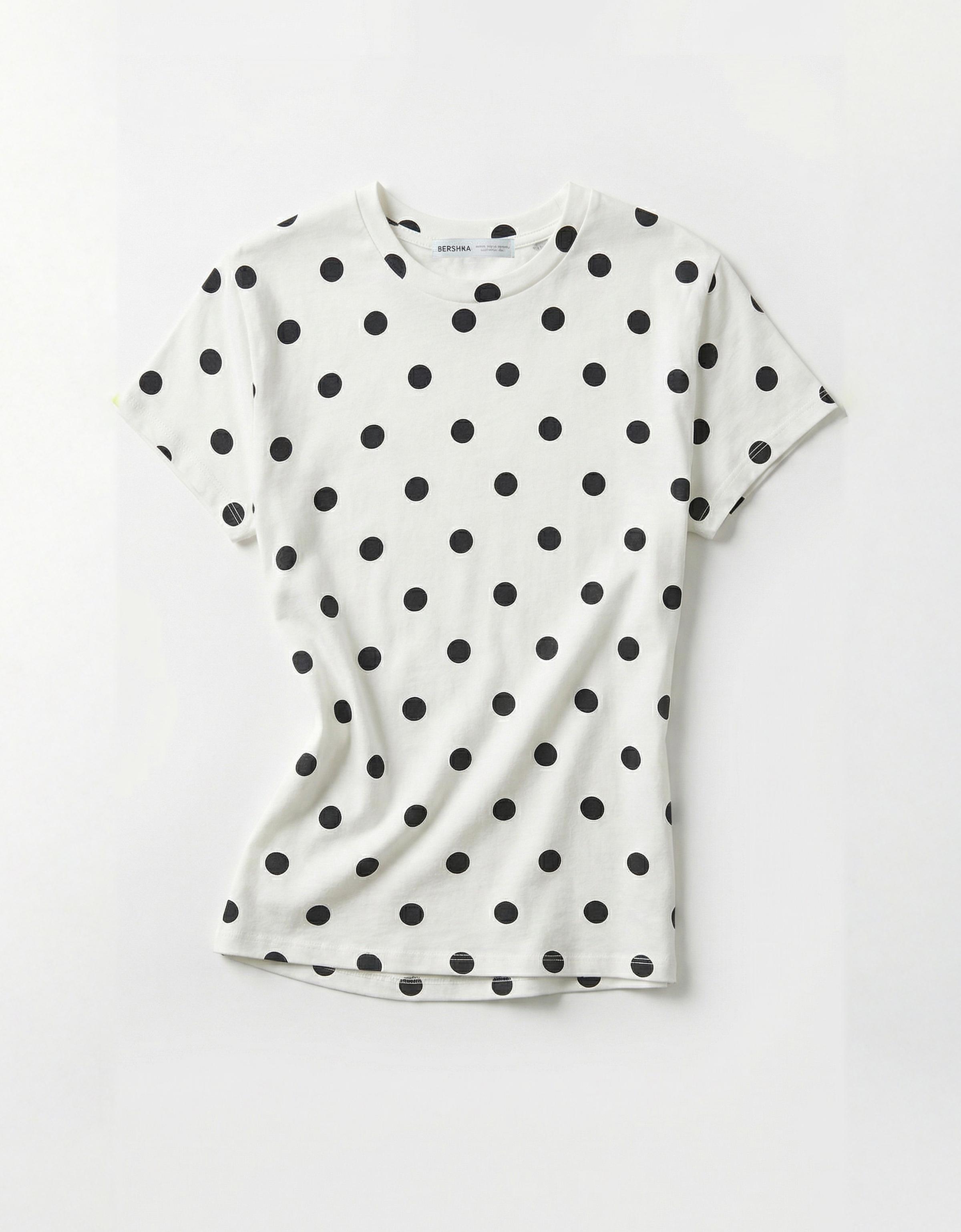 Kısa kollu bisiklet yaka tişört - Görsel 217